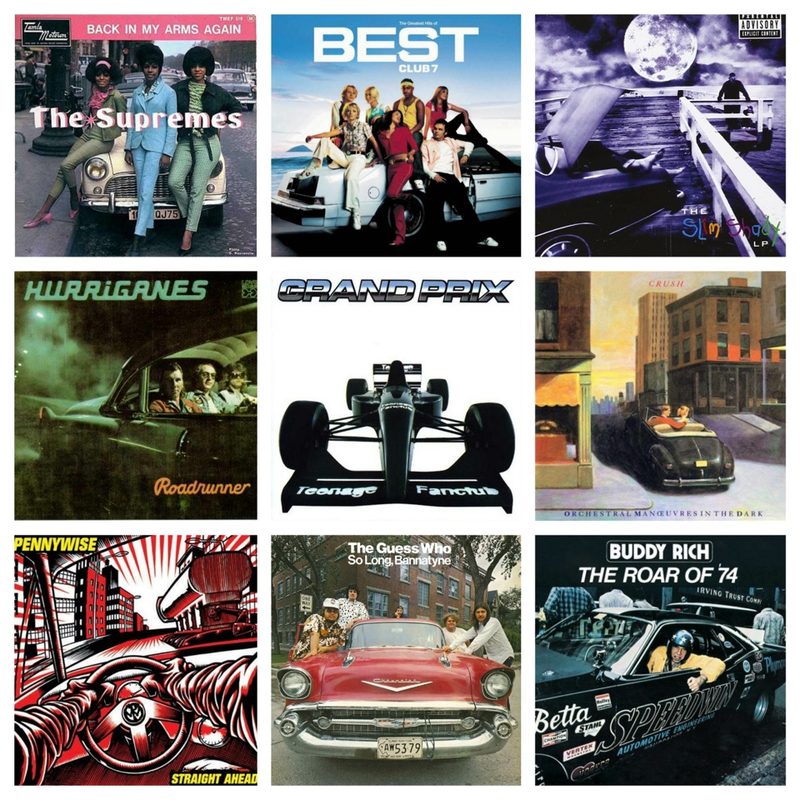 Illustration for article titled Cars on Album Covers